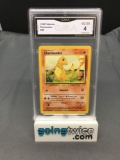 GMA Graded 1999 Pokemon Base Set Unlimited #46 CHARMANDER Trading Card - VG-EX 4