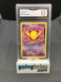 GMA Graded 2000 Pokemon Team Rocket #54 DROWZEE Trading Card - EX-NM+ 6.5