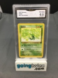 GMA Graded 2000 Pokemon Team Rocket #63 ODDISH Trading Card - EX-NM+ 6.5