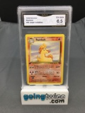 GMA Graded 1999 Pokemon Jungle 1st Edition #44 RAPIDASH Trading Card - EX-NM+ 6.5