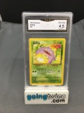 GMA Graded 1999 Pokemon Base Set Unlimited #51 KOFFING Trading Card - VG-EX+ 4.5