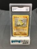 GMA Graded 1999 Pokemon Base Set Unlimited #62 SANDSHREW Trading Card - VG-EX+ 4.5