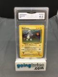 GMA Graded 1999 Pokemon Base Set Unlimited #53 MAGNEMITE Trading Card - VG-EX+ 4.5