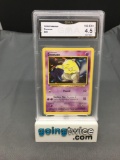 GMA Graded 1999 Pokemon Base Set Unlimited #49 DROWZEE Trading Card - VG-EX+ 4.5