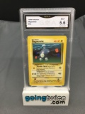 GMA Graded 1999 Pokemon Base Set Unlimited #53 MAGNEMITE Trading Card - EX+ 5.5