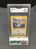 GMA Graded 1999 Pokemon Base Set Unlimited #26 DRATINI Trading Card - EX+ 5.5