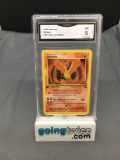 GMA Graded 1999 Pokemon Fossil 1st Edition #27 MOLTRES Trading Card - EX 5