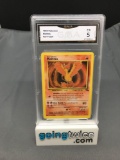 GMA Graded 1999 Pokemon Fossil #27 MOLTRES Trading Card - EX 5