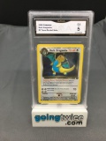GMA Graded 2000 Pokemon Team Rocket #5 DARK DRAGONITE Holofoil Rare Trading Card - EX 5