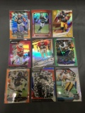 9 Card Lot of REFRACTORS and PRIZMS with Stars and Rookies from Huge Collection