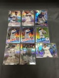 9 Card Lot of REFRACTORS and PRIZMS with Stars and Rookies from Huge Collection