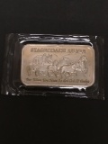 1 Troy Ounce .999 Fine Silver Breakable STAGECOACH Silver Bullion Bar - Breakable into Quarters