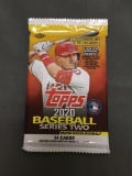 Factory Sealed 2020 Topps Baseball Series 2 14 Card Hobby Pack