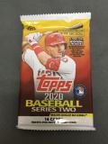 Factory Sealed 2020 Topps Baseball Series 2 14 Card Hobby Pack