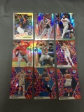 9 Card Lot of REFRACTORS and PRIZMS with Stars and Rookies from Huge Collection