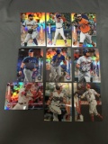 9 Card Lot of REFRACTORS and PRIZMS with Stars and Rookies from Huge Collection