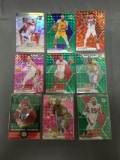 9 Card Lot of REFRACTORS and PRIZMS with Stars and Rookies from Huge Collection