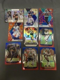 9 Card Lot of REFRACTORS and PRIZMS with Stars and Rookies from Huge Collection