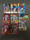 9 Card Lot of REFRACTORS and PRIZMS with Stars and Rookies from Huge Collection