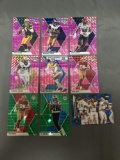 9 Card Lot of REFRACTORS and PRIZMS with Stars and Rookies from Huge Collection