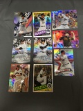 9 Card Lot of REFRACTORS and PRIZMS with Stars and Rookies from Huge Collection