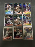 9 Card Lot of REFRACTORS and PRIZMS with Stars and Rookies from Huge Collection