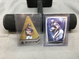 2 Card Lot of JADEVEON CLOWNEY Texans ROOKIE Football Cards