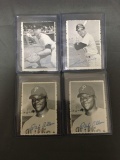 4 Card Lot of 1969 Topps Deckle Edge Vintage Baseball Cards from Collection