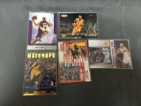 5 Card Lot of KOBE BRYANT Los Angeles Lakers Basketball Cards