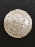 1965 Mexico 1 Peso Silver Foreign World Coin - 10% Silver Coin from Estate