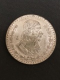 1966 Mexico 1 Peso Silver Foreign World Coin - 10% Silver Coin from Estate