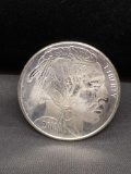 1 Troy Ounce .999 Fine Silver Indian Head Buffalo Silver Bullion Round Coin