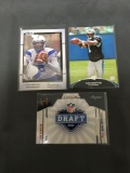 3 Card Lot of CAM NEWTON 2011 ROOKIE Football Cards from Huge Collection