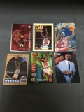 6 Card Lot of MICHAEL JORDAN Chicago Bulls Basketball Cards from Huge Collection