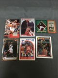 6 Card Lot of MICHAEL JORDAN Chicago Bulls Basketball Cards from Huge Collection