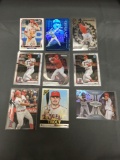 9 Card Lot of MIKE TROUT Anaheim Angels Baseball Cards from Huge Collection