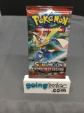 Factory Sealed Pokemon Sun & Moon CRIMSON INVASION 10 Card Booster Pack