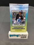 Factory Sealed 2020 Bowman Chrome Baseball 5 Card Mega Box Chrome BONUS PACK