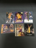 6 Card Lot of KOBE BRYANT Los Angeles Lakers Basketball Cards from Huge Collection