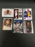 6 Card Lot of LEBRON JAMES Los Angeles Lakers Basketball Cards from Huge Collection