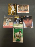 6 Card Lot of DEREK JETER New York Yankees Baseball Cards from Huge Collection