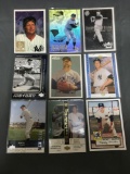9 Card Lot of MICKEY MANTLE New York Yankees Baseball Cards from Huge Collection