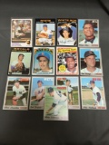 13 Card Lot of 1960's and 1970's Topps Baseball Cards with 1973 Topps Thurman Munson