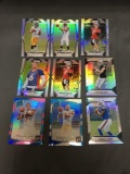 9 Card Lot of REFRACTORS and PRIZMS with Stars and Rookies from Huge Collection