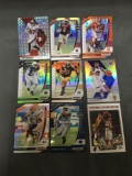 9 Card Lot of REFRACTORS and PRIZMS with Stars and Rookies from Huge Collection