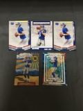 5 Card Lot of 2019 DANIEL JONES New York Giants ROOKIE Football Cards