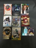 9 Card Lot of SERIAL NUMBERED Sports Cards with Stars and Rookies from Huge Collection