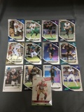 13 Card Lot of 2019 & 2020 Football ROOKIE Cards with Stars from Huge Collection