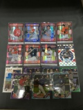 15 Card Lot of SERIAL NUMBERED Sports Cards with Stars and Rookies from Huge Collection