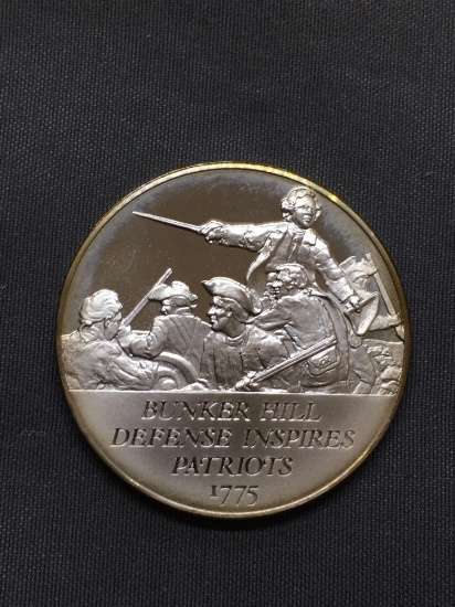 14.4 Grams .925 Sterling Silver History of the American Revolution Proof Silver Bullion Round Coin